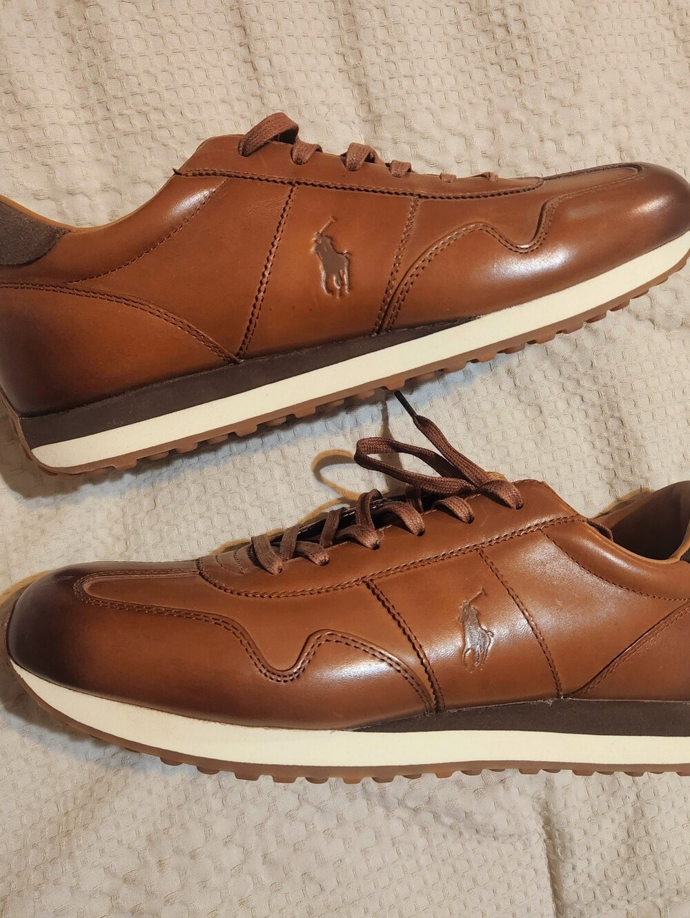 Polo Ralph Lauren Men's Train 85 Leather Sneakers